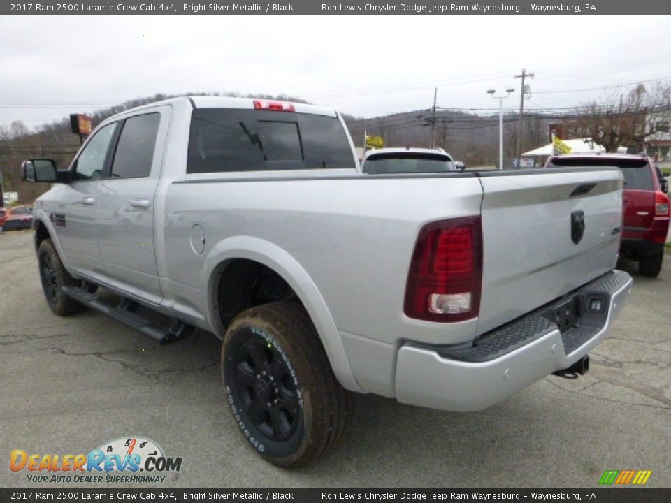 2017 Ram 2500 Laramie Crew Cab 4x4 Bright Silver Metallic / Black Photo #5