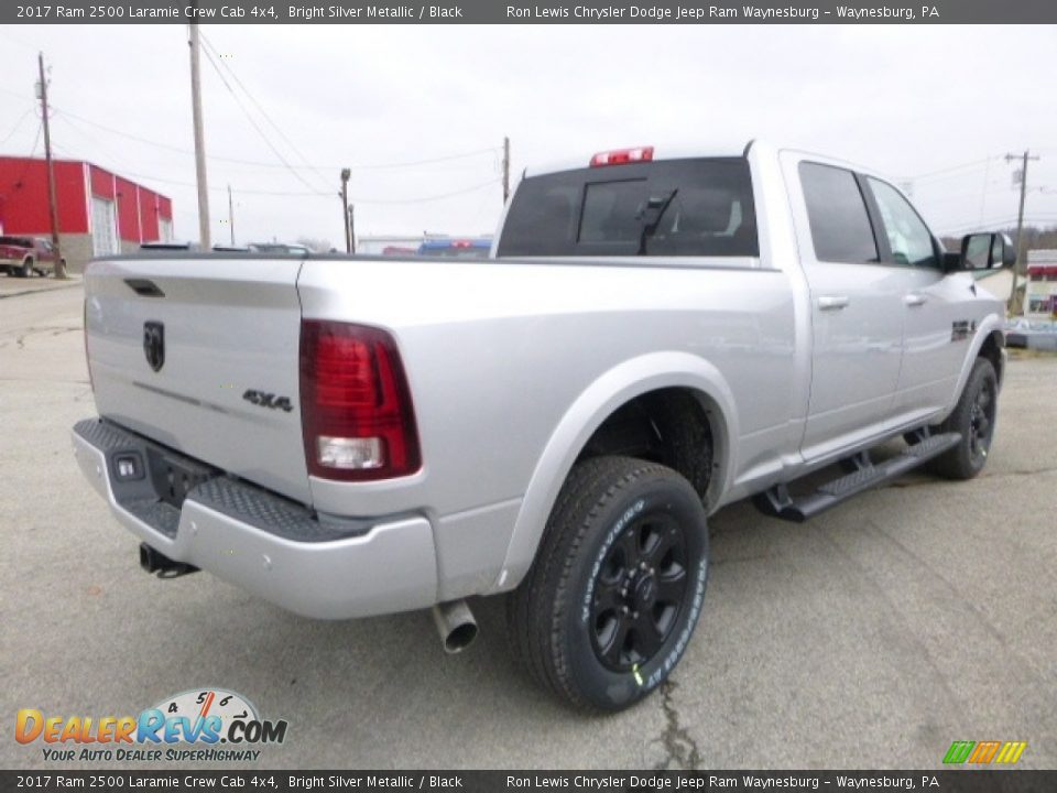 2017 Ram 2500 Laramie Crew Cab 4x4 Bright Silver Metallic / Black Photo #7