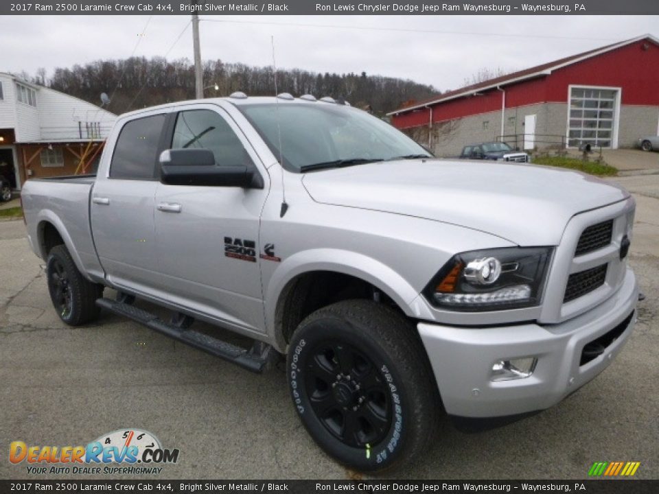 2017 Ram 2500 Laramie Crew Cab 4x4 Bright Silver Metallic / Black Photo #12