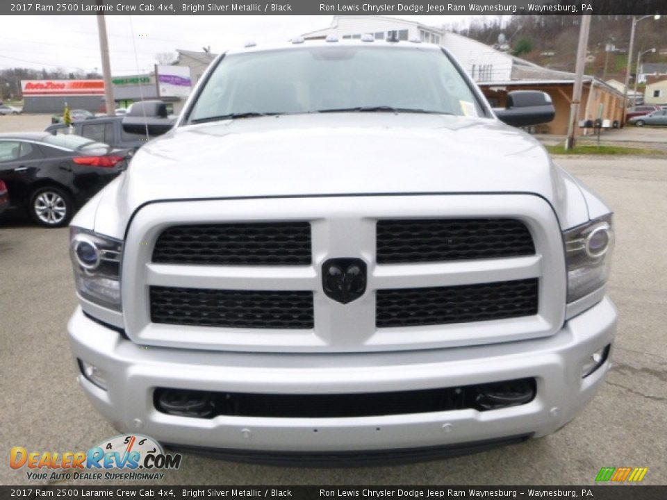 2017 Ram 2500 Laramie Crew Cab 4x4 Bright Silver Metallic / Black Photo #13