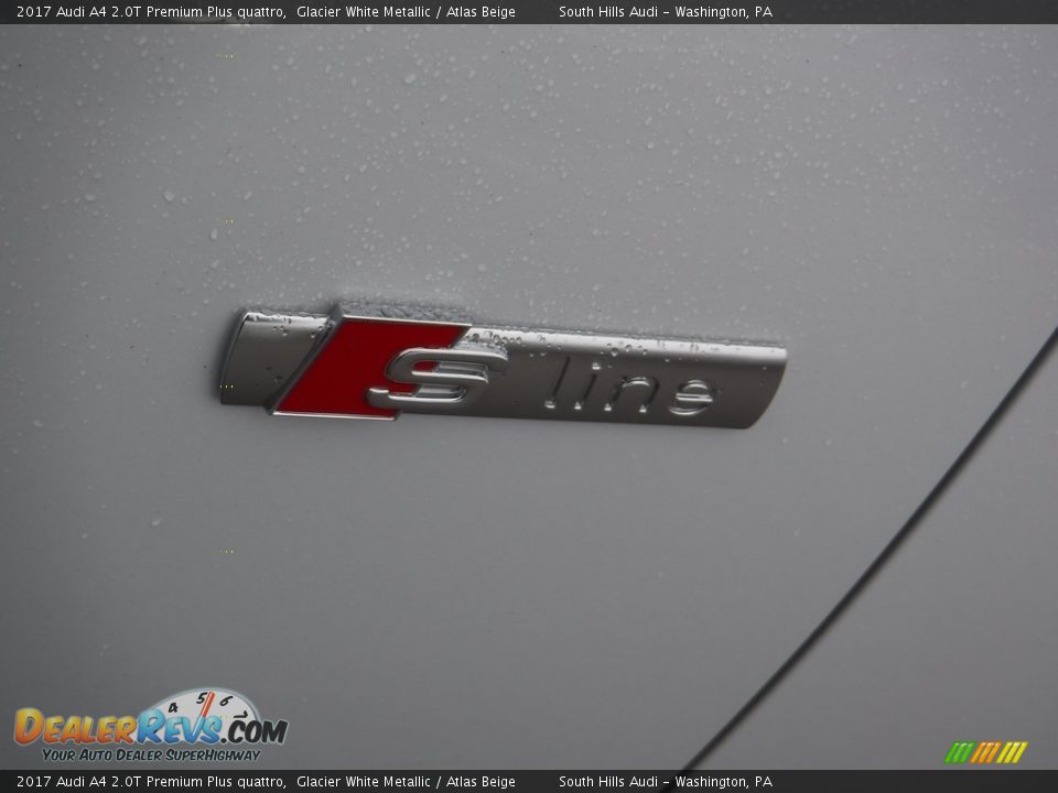 2017 Audi A4 2.0T Premium Plus quattro Glacier White Metallic / Atlas Beige Photo #3