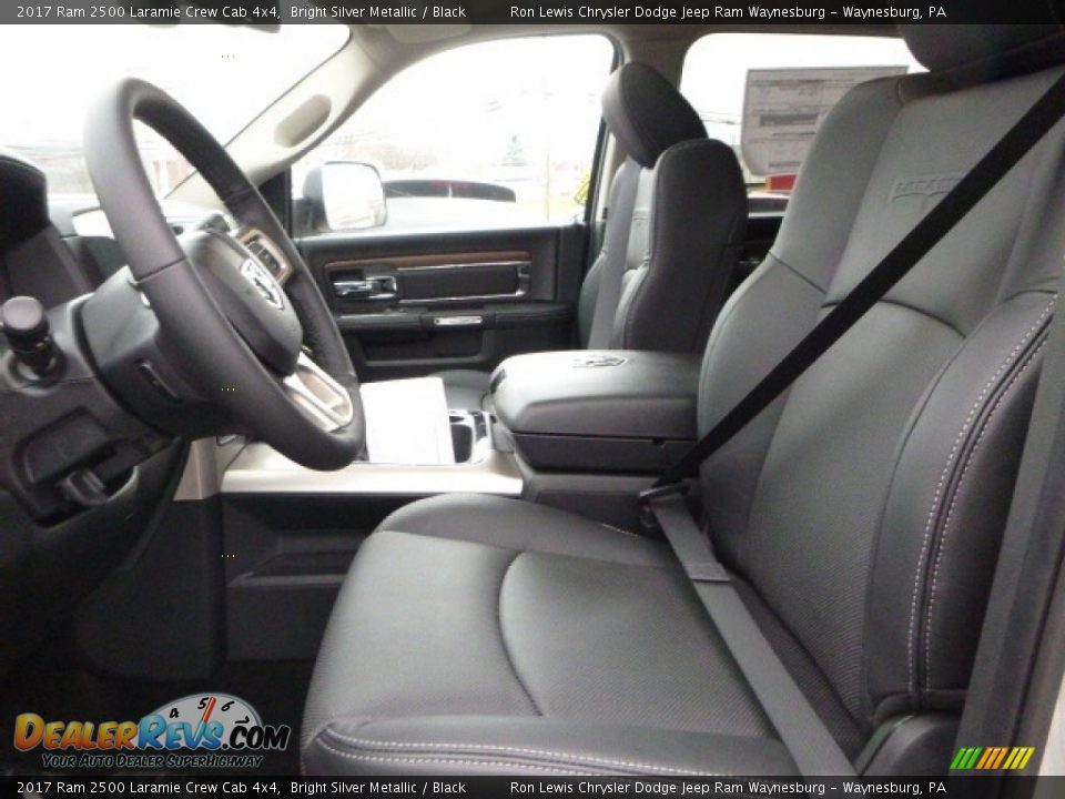 2017 Ram 2500 Laramie Crew Cab 4x4 Bright Silver Metallic / Black Photo #14