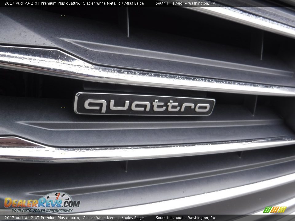 2017 Audi A4 2.0T Premium Plus quattro Glacier White Metallic / Atlas Beige Photo #8