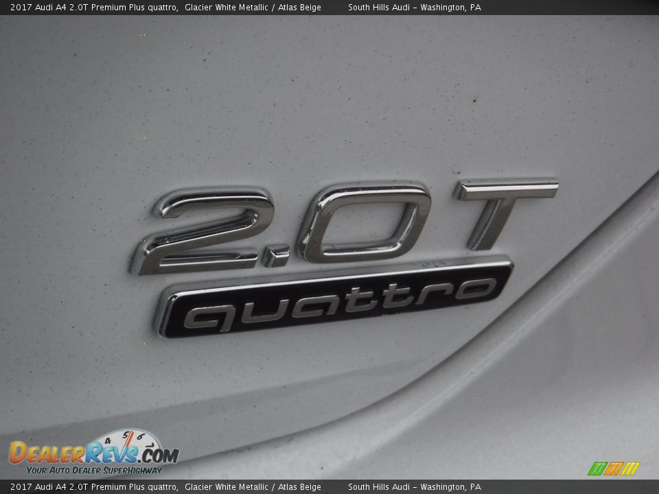 2017 Audi A4 2.0T Premium Plus quattro Glacier White Metallic / Atlas Beige Photo #12