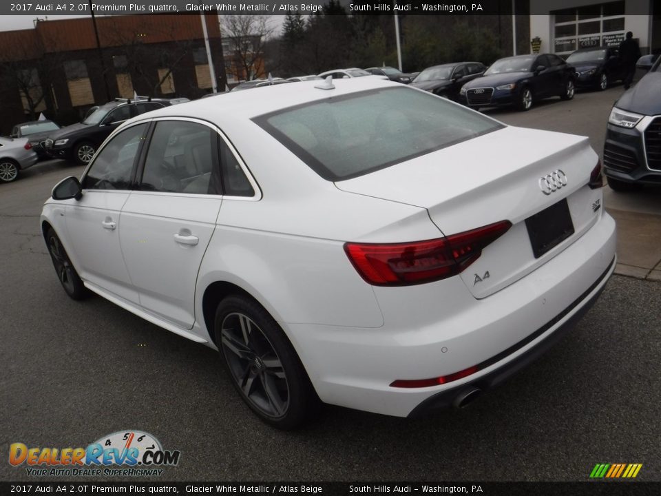 2017 Audi A4 2.0T Premium Plus quattro Glacier White Metallic / Atlas Beige Photo #13