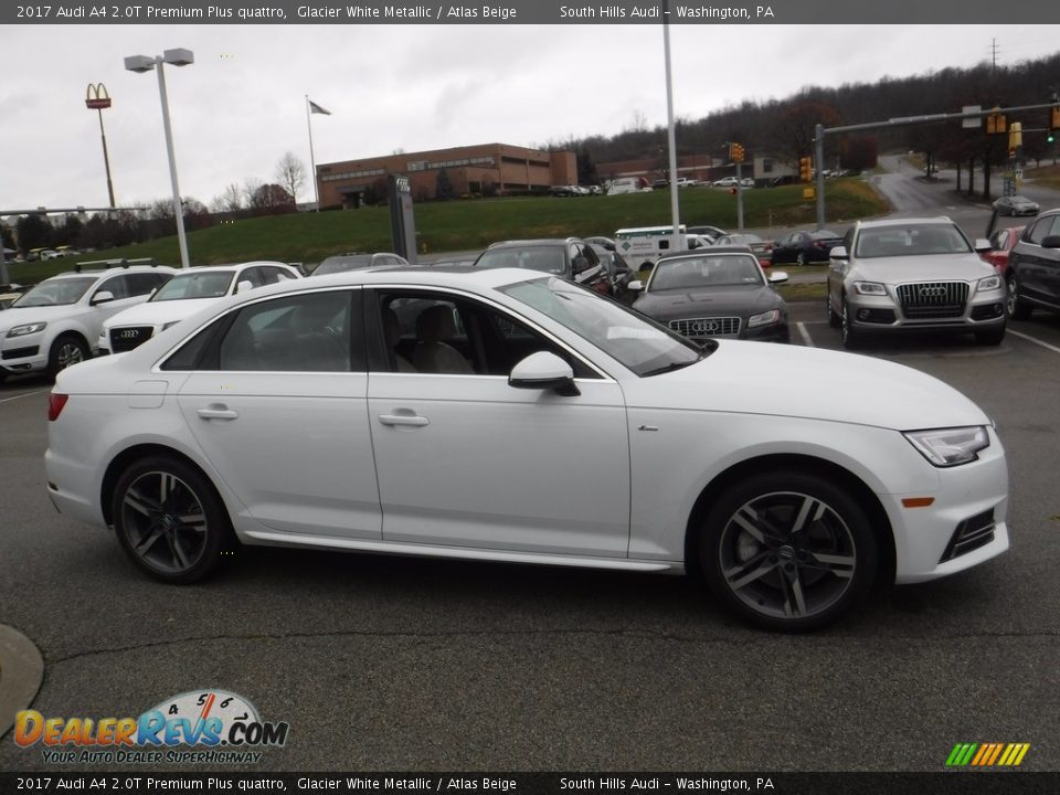 2017 Audi A4 2.0T Premium Plus quattro Glacier White Metallic / Atlas Beige Photo #15