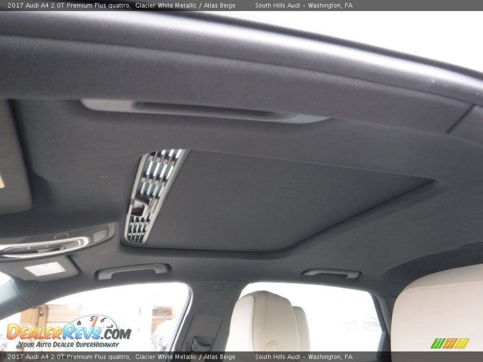 2017 Audi A4 2.0T Premium Plus quattro Glacier White Metallic / Atlas Beige Photo #23