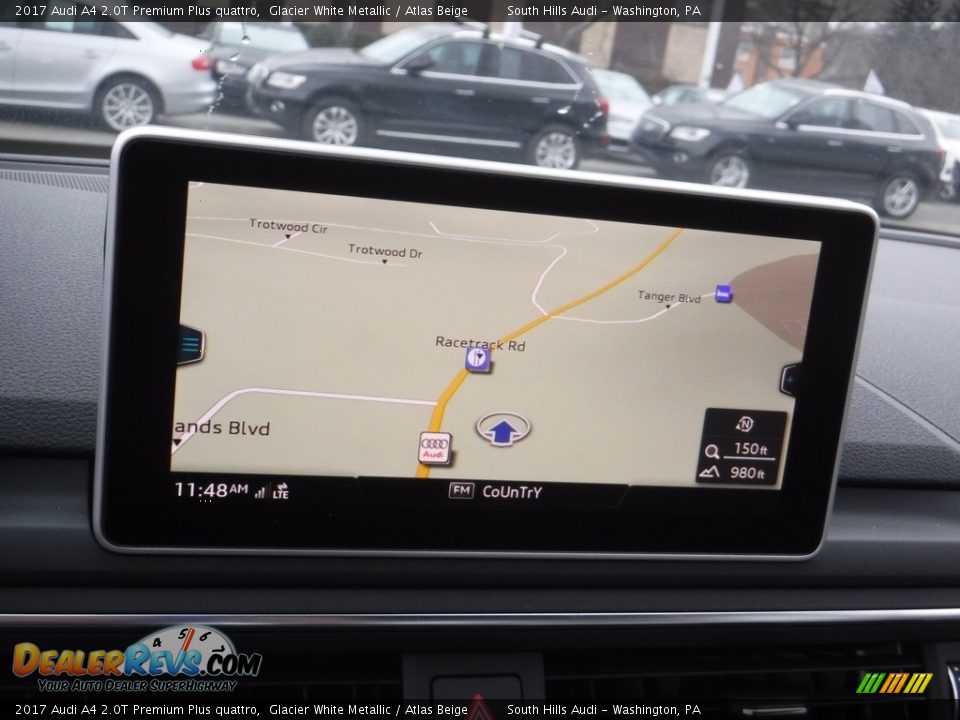 2017 Audi A4 2.0T Premium Plus quattro Glacier White Metallic / Atlas Beige Photo #24