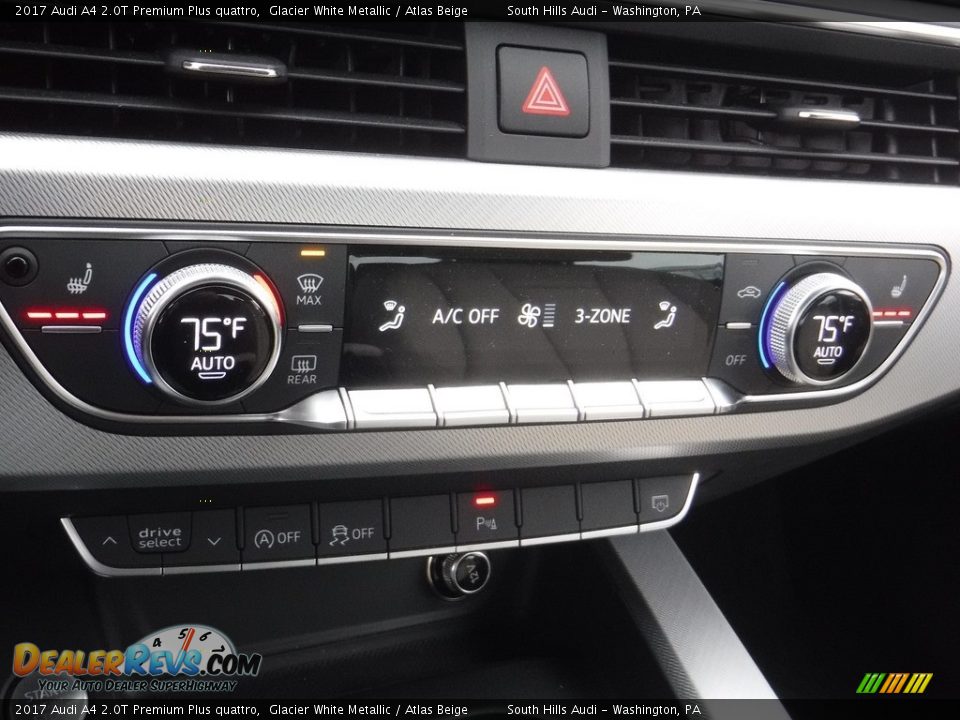 2017 Audi A4 2.0T Premium Plus quattro Glacier White Metallic / Atlas Beige Photo #26