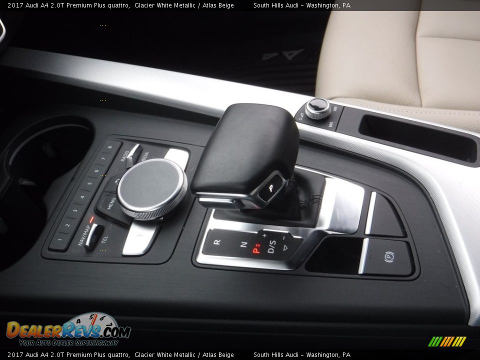 2017 Audi A4 2.0T Premium Plus quattro Glacier White Metallic / Atlas Beige Photo #27