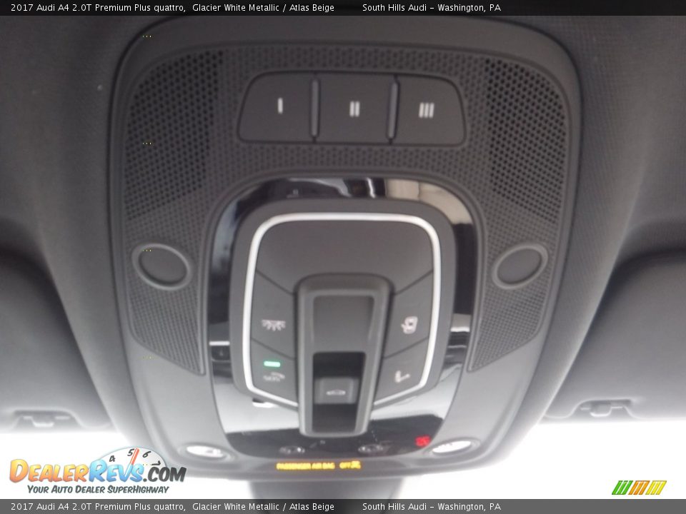 2017 Audi A4 2.0T Premium Plus quattro Glacier White Metallic / Atlas Beige Photo #28