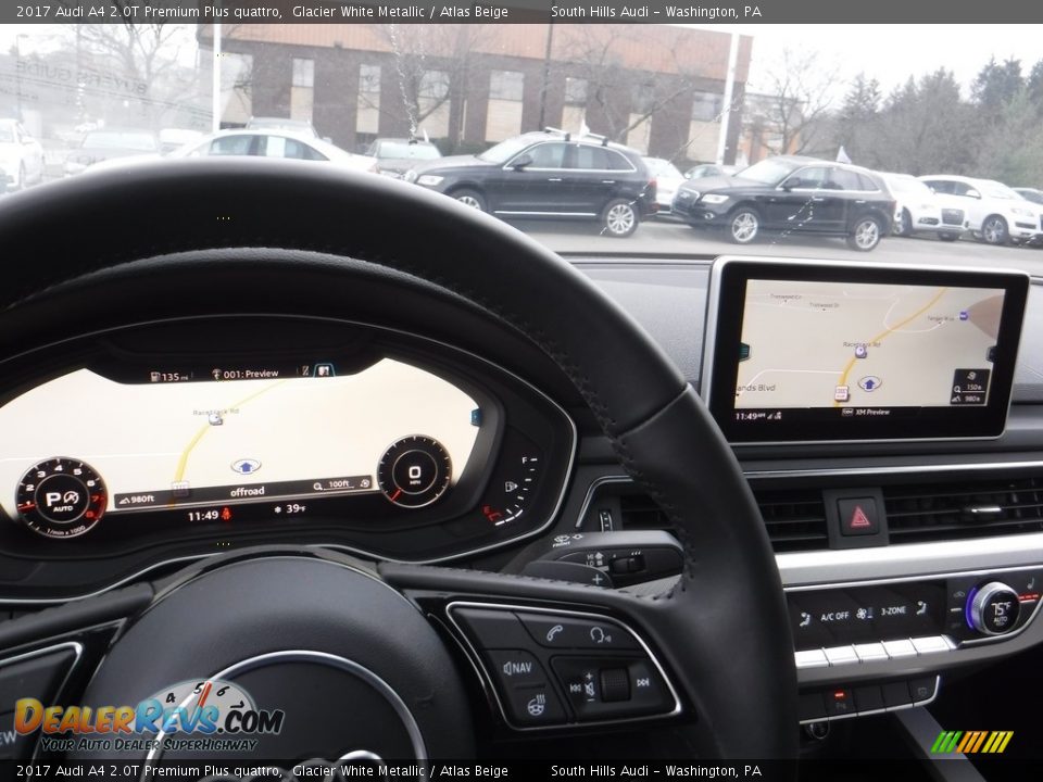 2017 Audi A4 2.0T Premium Plus quattro Glacier White Metallic / Atlas Beige Photo #32