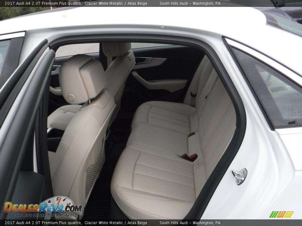 2017 Audi A4 2.0T Premium Plus quattro Glacier White Metallic / Atlas Beige Photo #33