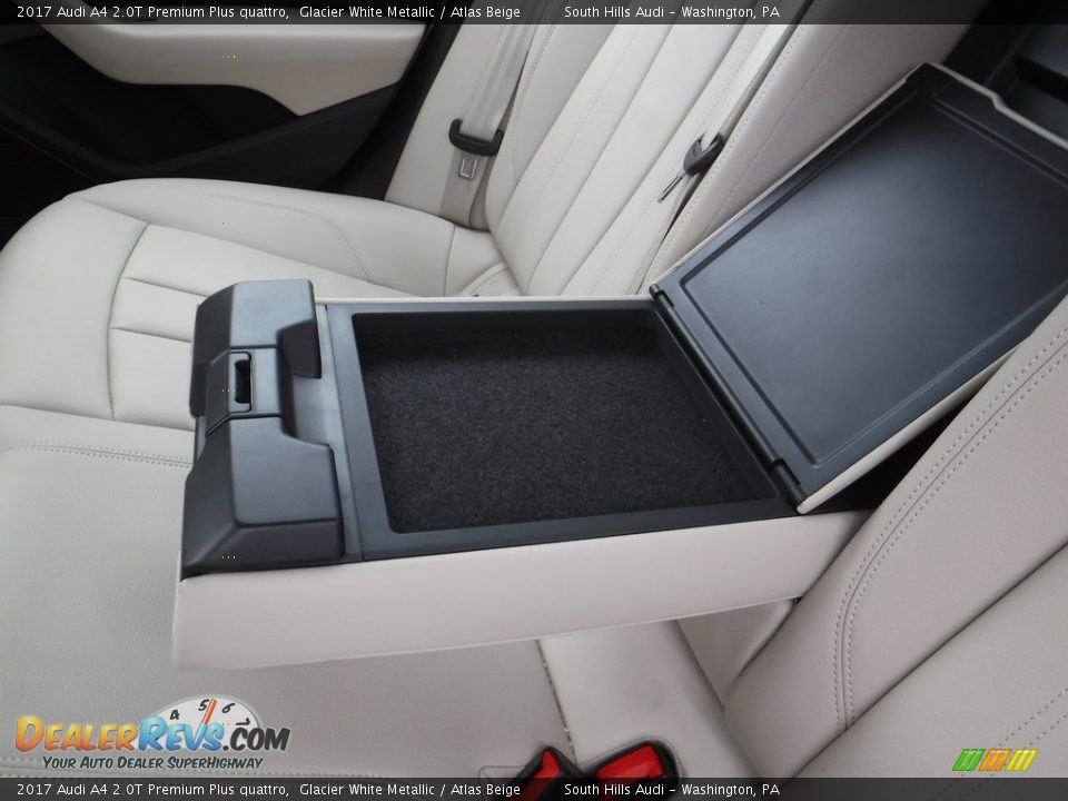 2017 Audi A4 2.0T Premium Plus quattro Glacier White Metallic / Atlas Beige Photo #35