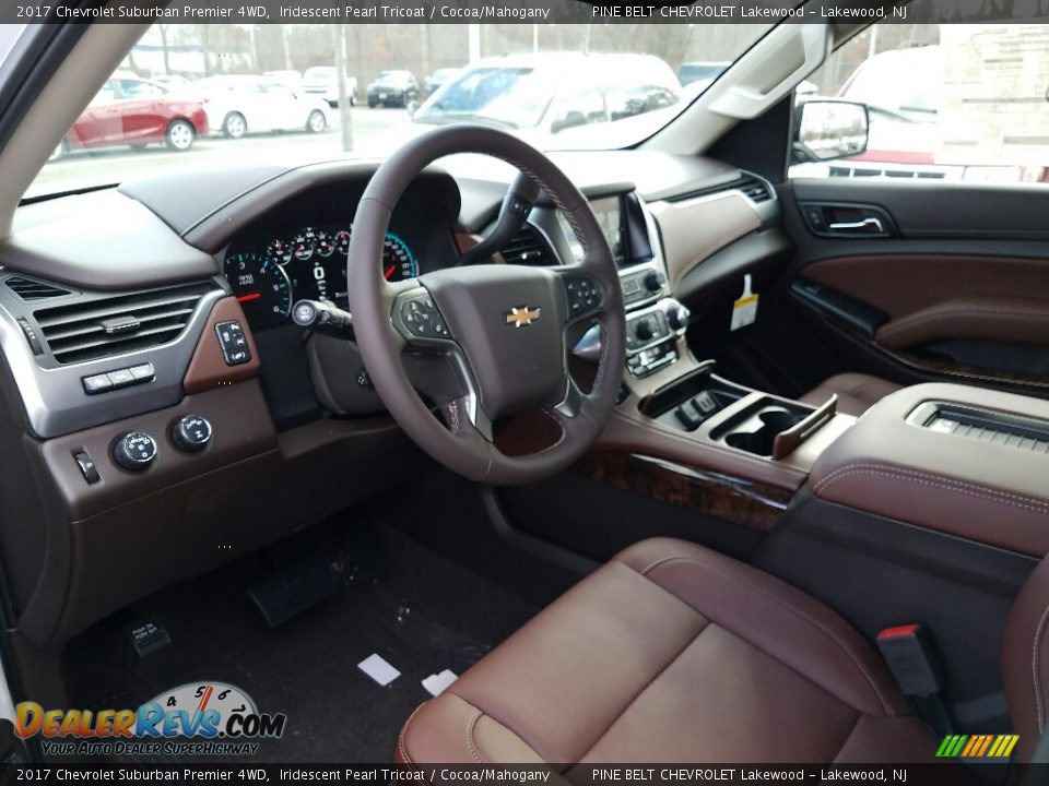 Cocoa/Mahogany Interior - 2017 Chevrolet Suburban Premier 4WD Photo #7