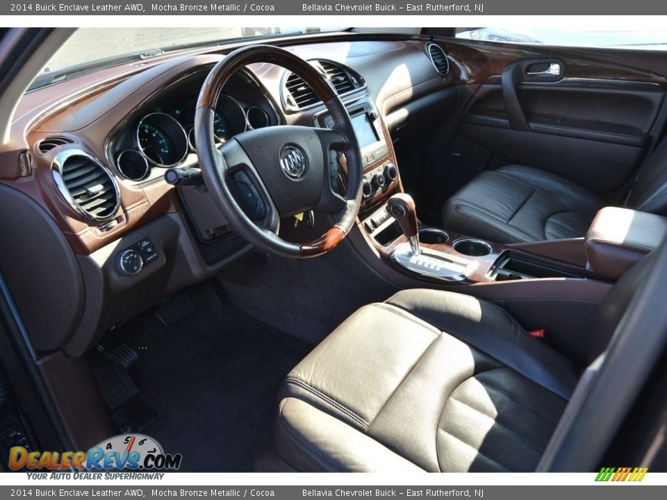 2014 Buick Enclave Leather AWD Mocha Bronze Metallic / Cocoa Photo #10