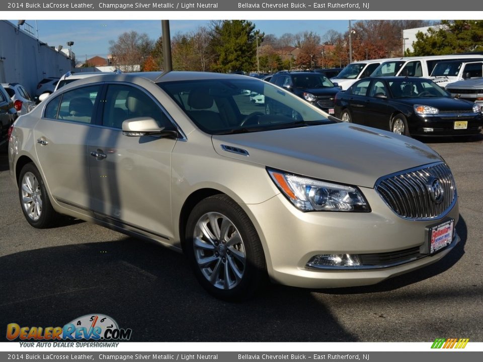 2014 Buick LaCrosse Leather Champagne Silver Metallic / Light Neutral Photo #3