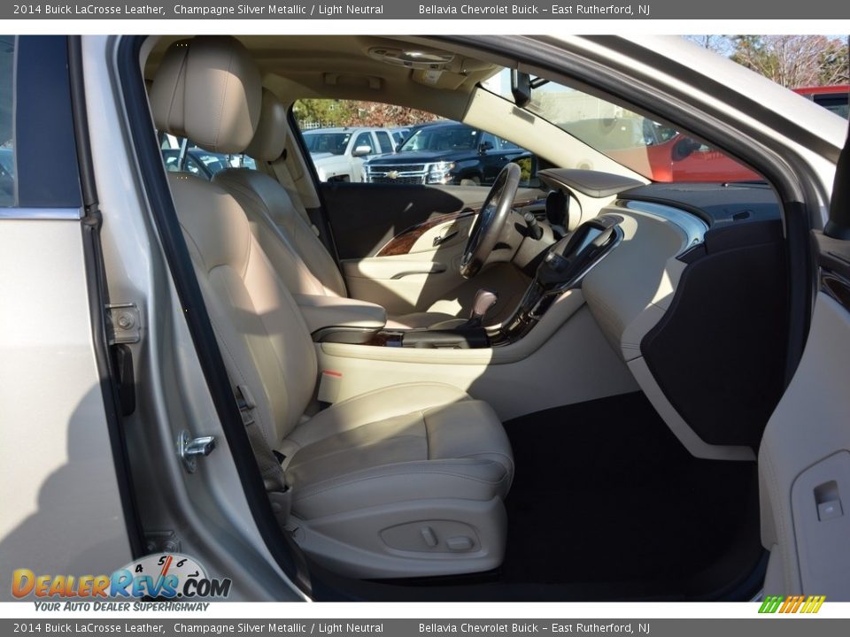 2014 Buick LaCrosse Leather Champagne Silver Metallic / Light Neutral Photo #11