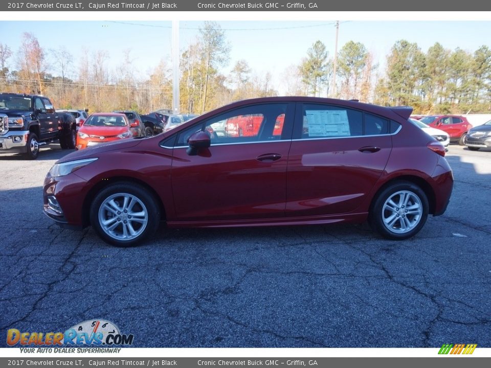 2017 Chevrolet Cruze LT Cajun Red Tintcoat / Jet Black Photo #4