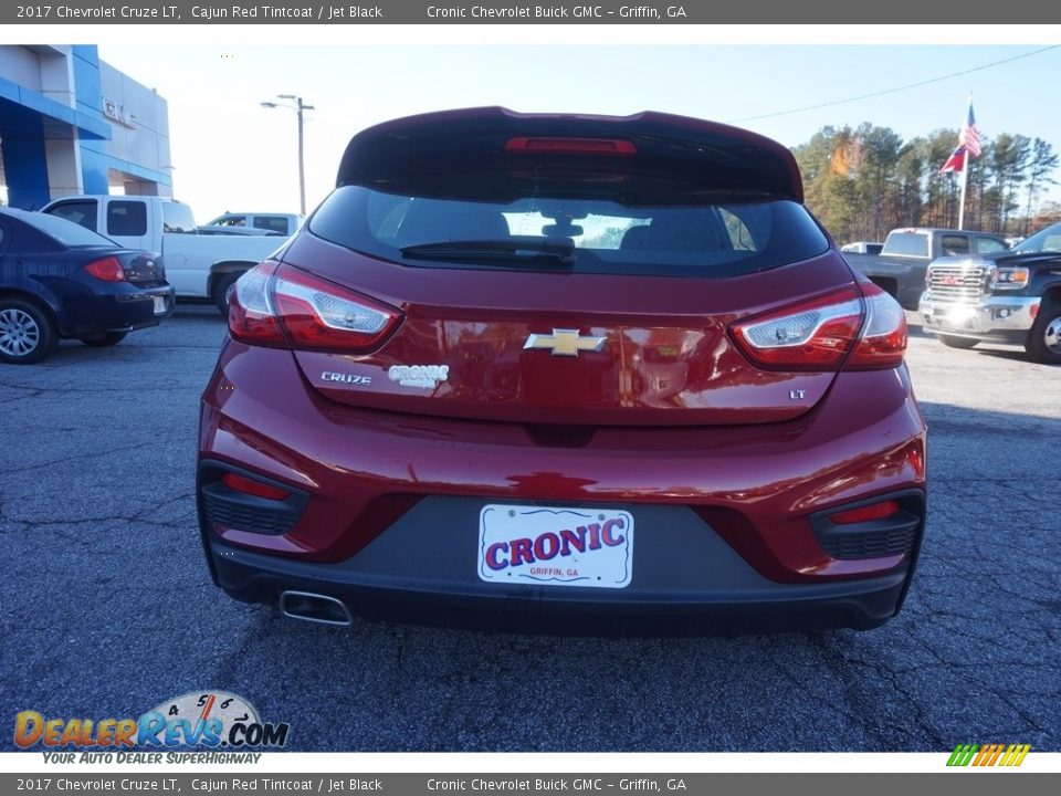 2017 Chevrolet Cruze LT Cajun Red Tintcoat / Jet Black Photo #6