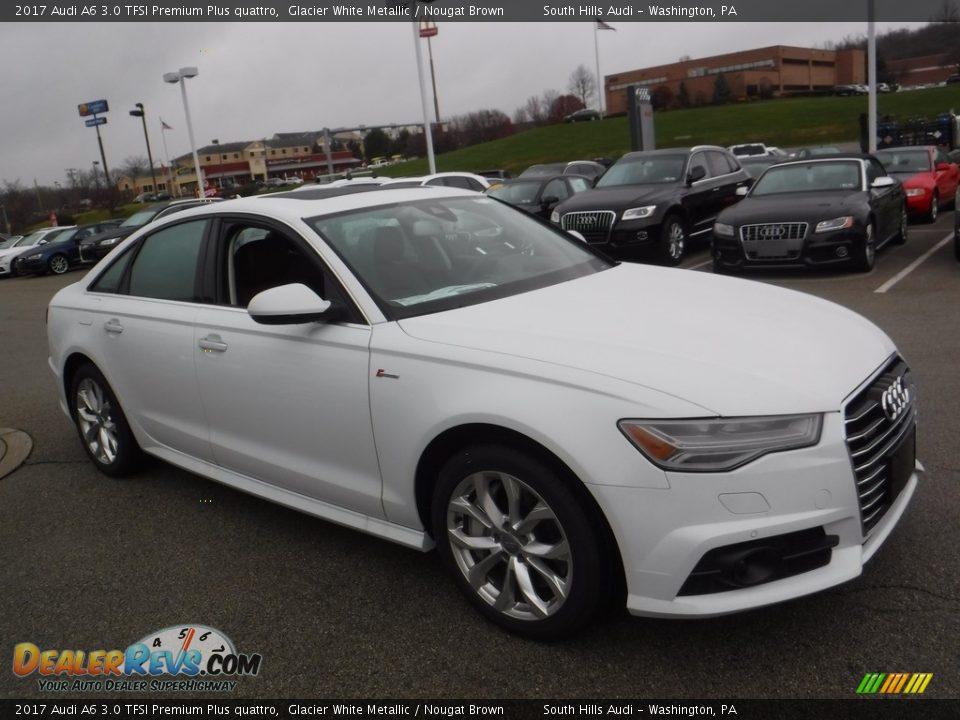 Front 3/4 View of 2017 Audi A6 3.0 TFSI Premium Plus quattro Photo #7