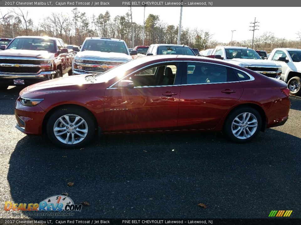 2017 Chevrolet Malibu LT Cajun Red Tintcoat / Jet Black Photo #3
