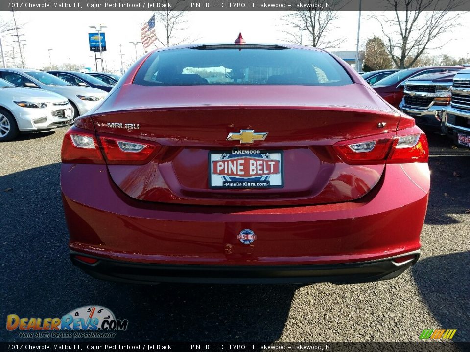2017 Chevrolet Malibu LT Cajun Red Tintcoat / Jet Black Photo #5