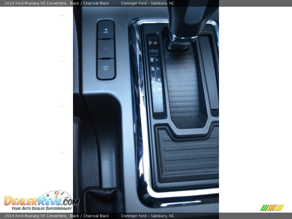 2014 Ford Mustang V6 Convertible Black / Charcoal Black Photo #16