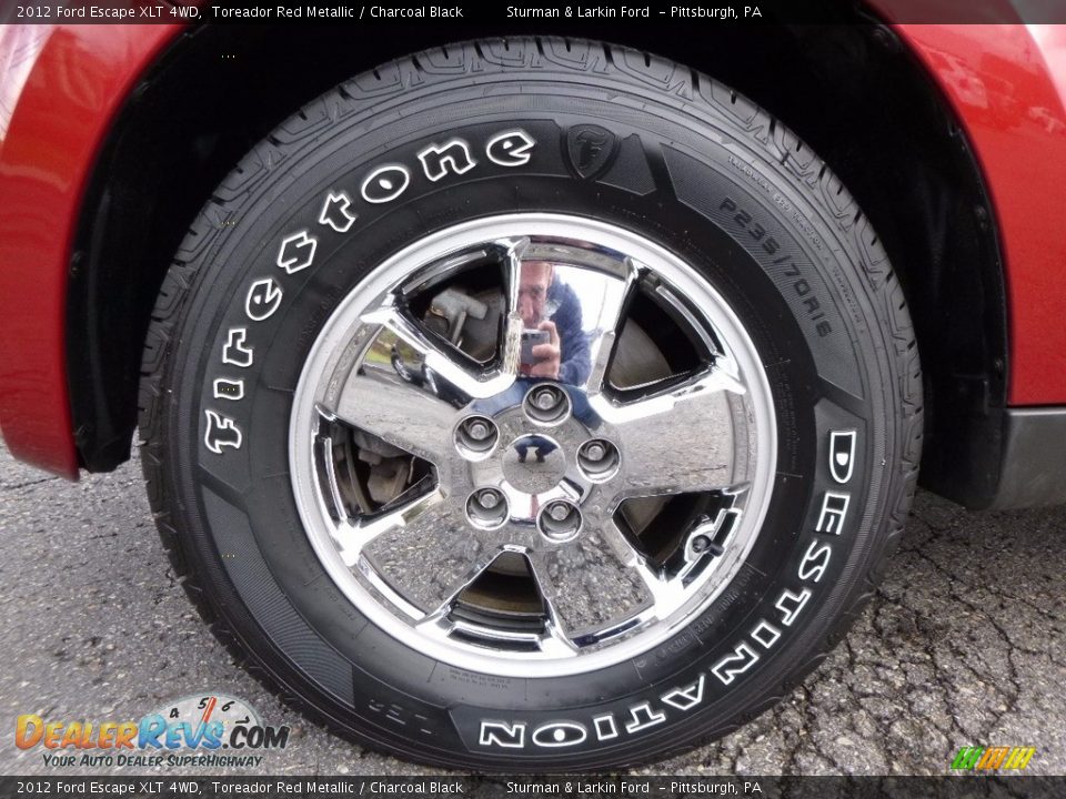 2012 Ford Escape XLT 4WD Toreador Red Metallic / Charcoal Black Photo #6