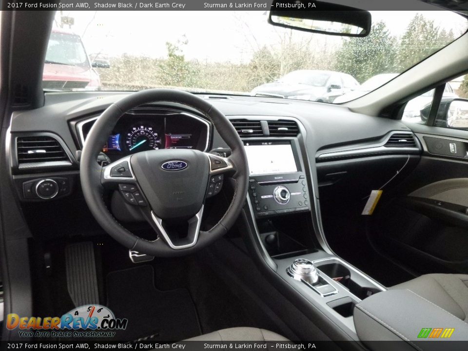 Dashboard of 2017 Ford Fusion Sport AWD Photo #9