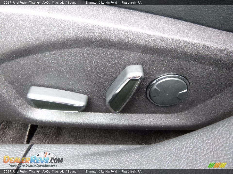 2017 Ford Fusion Titanium AWD Magnetic / Ebony Photo #12