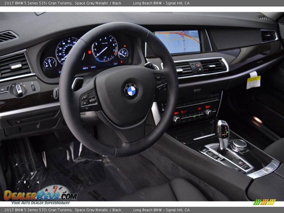 2017 BMW 5 Series 535i Gran Turismo Space Gray Metallic / Black Photo #7