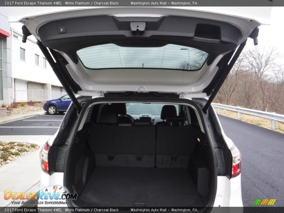2017 Ford Escape Titanium 4WD White Platinum / Charcoal Black Photo #25