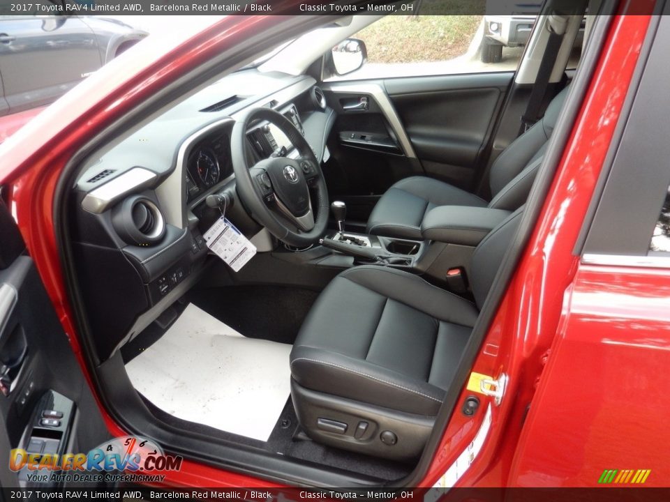 2017 Toyota RAV4 Limited AWD Barcelona Red Metallic / Black Photo #3