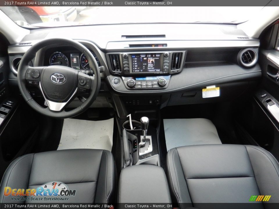 2017 Toyota RAV4 Limited AWD Barcelona Red Metallic / Black Photo #4