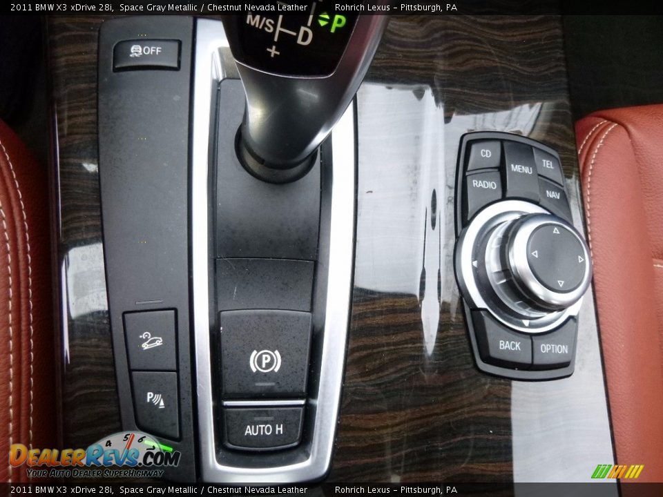 2011 BMW X3 xDrive 28i Space Gray Metallic / Chestnut Nevada Leather Photo #21