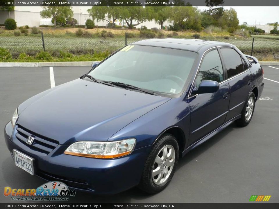 2001 Honda Accord EX Sedan Eternal Blue Pearl / Lapis Photo #3