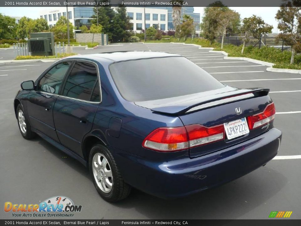 2001 Honda Accord EX Sedan Eternal Blue Pearl / Lapis Photo #4