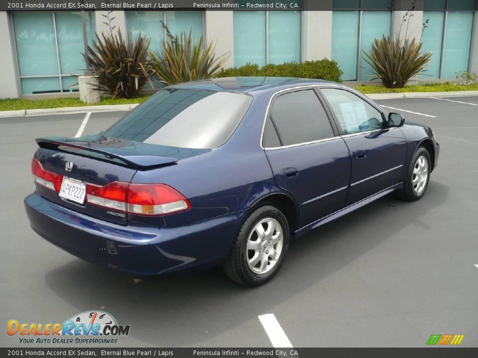 2001 Honda Accord EX Sedan Eternal Blue Pearl / Lapis Photo #6