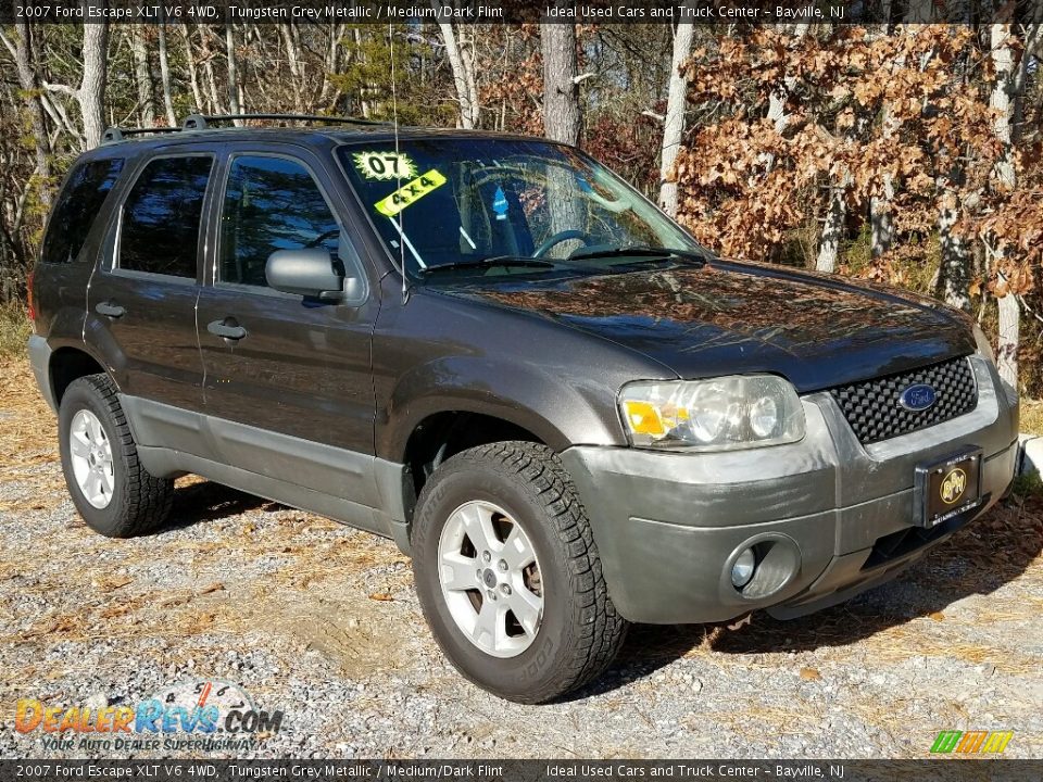 2007 Ford Escape XLT V6 4WD Tungsten Grey Metallic / Medium/Dark Flint Photo #3