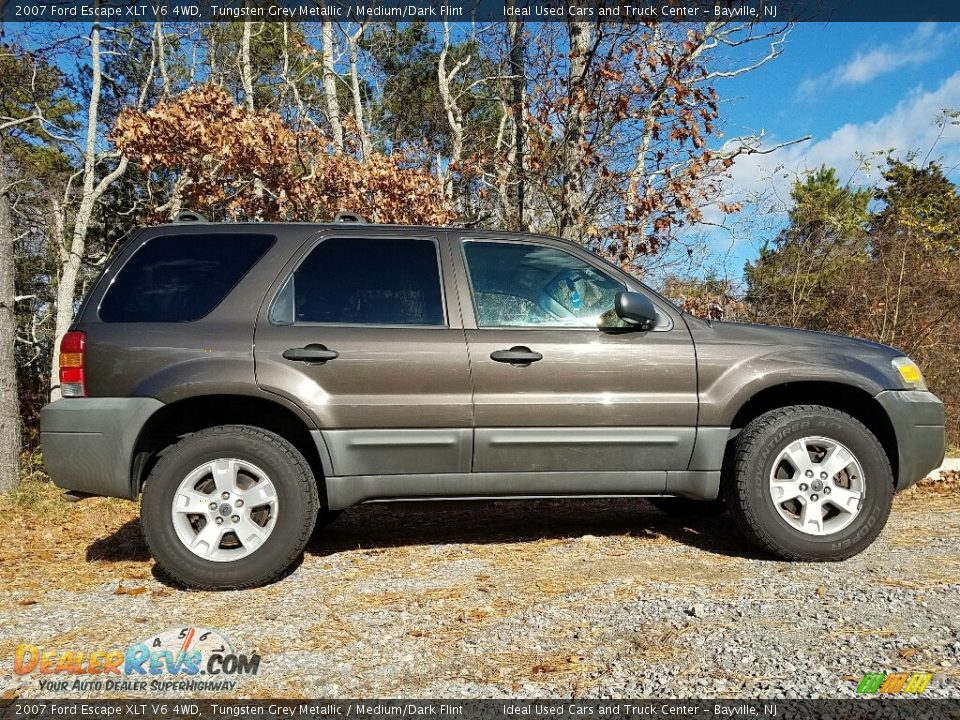 2007 Ford Escape XLT V6 4WD Tungsten Grey Metallic / Medium/Dark Flint Photo #4