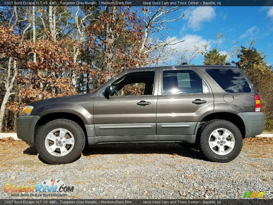2007 Ford Escape XLT V6 4WD Tungsten Grey Metallic / Medium/Dark Flint Photo #5