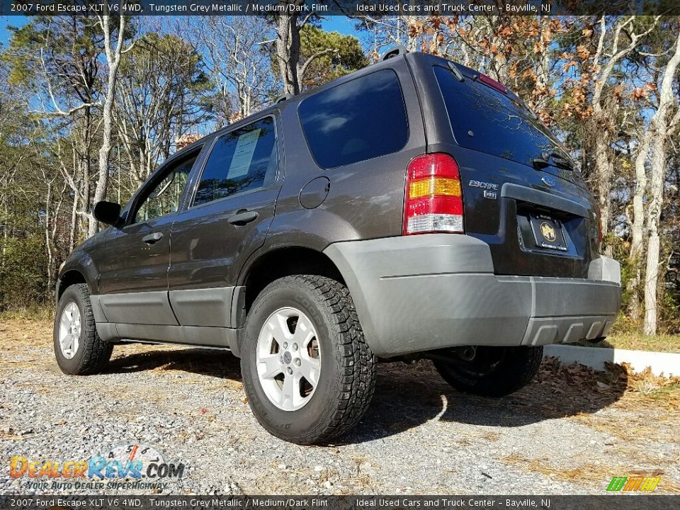 2007 Ford Escape XLT V6 4WD Tungsten Grey Metallic / Medium/Dark Flint Photo #6