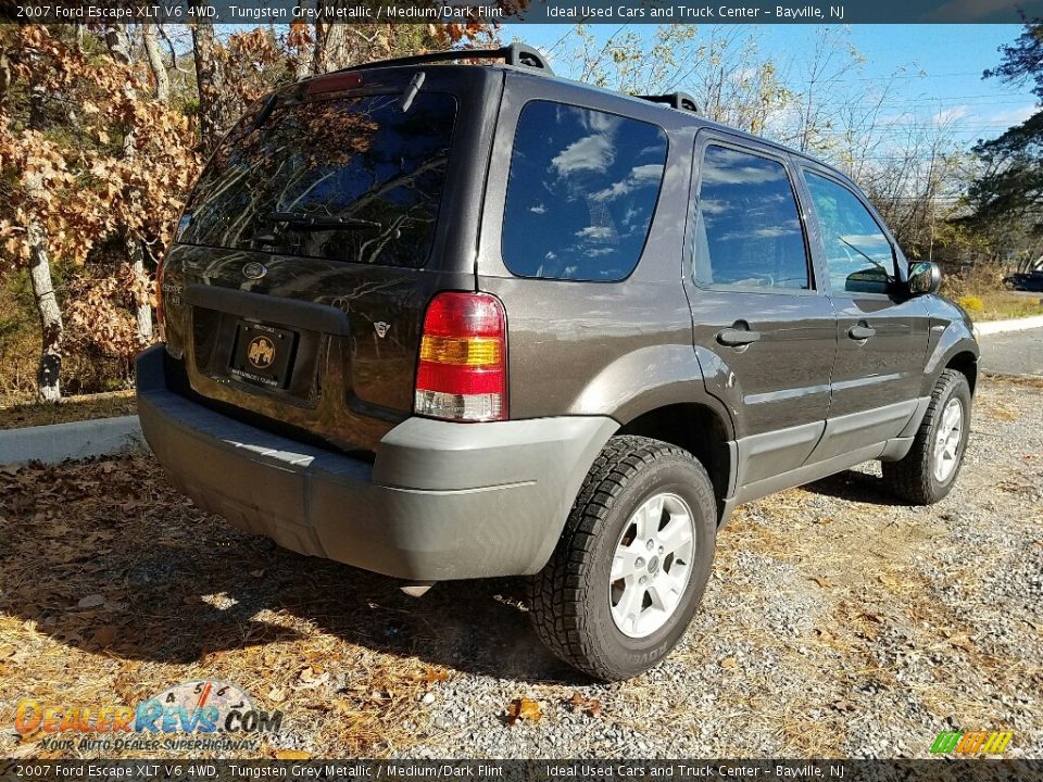 2007 Ford Escape XLT V6 4WD Tungsten Grey Metallic / Medium/Dark Flint Photo #7