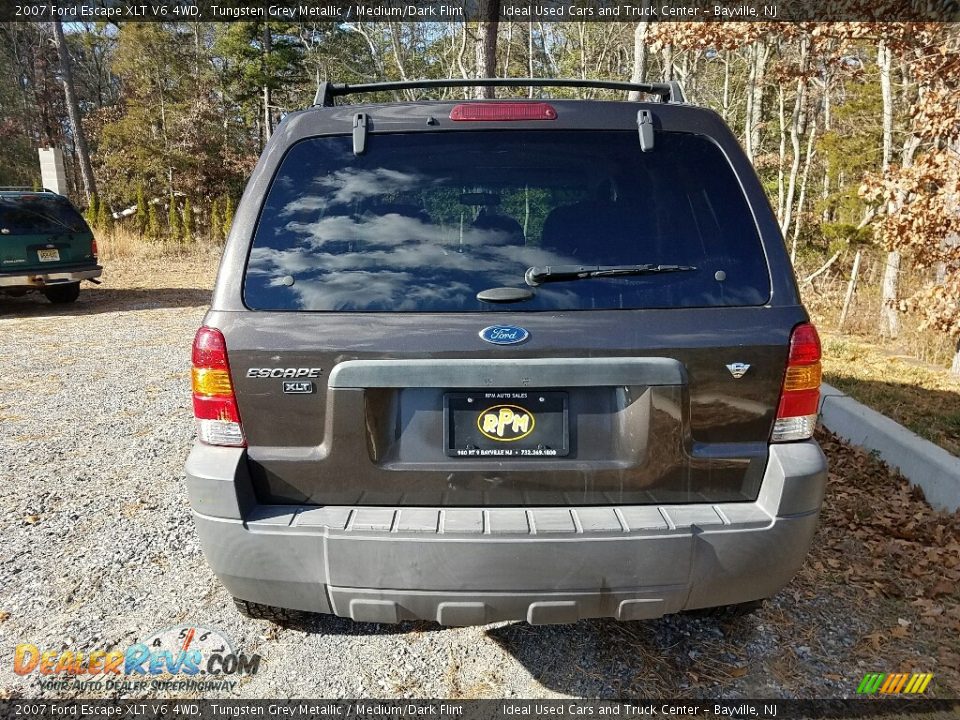2007 Ford Escape XLT V6 4WD Tungsten Grey Metallic / Medium/Dark Flint Photo #8