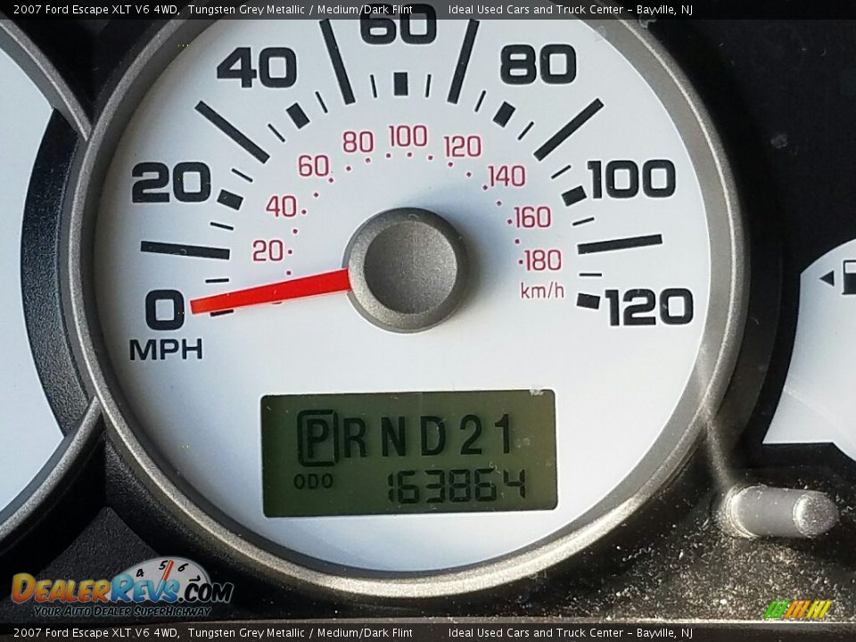 2007 Ford Escape XLT V6 4WD Tungsten Grey Metallic / Medium/Dark Flint Photo #15