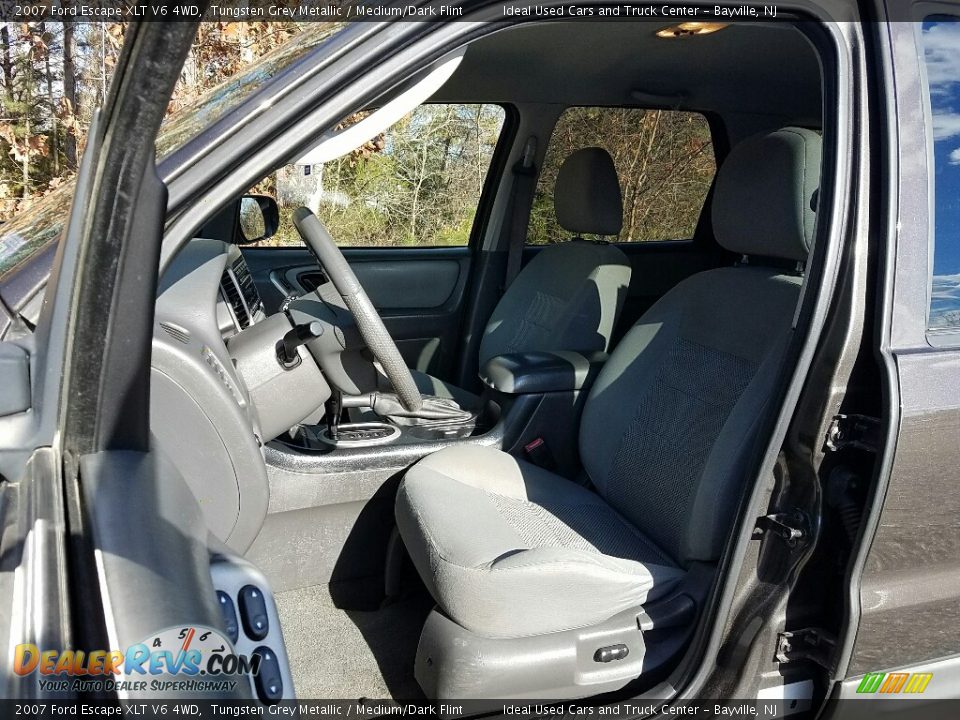 2007 Ford Escape XLT V6 4WD Tungsten Grey Metallic / Medium/Dark Flint Photo #16