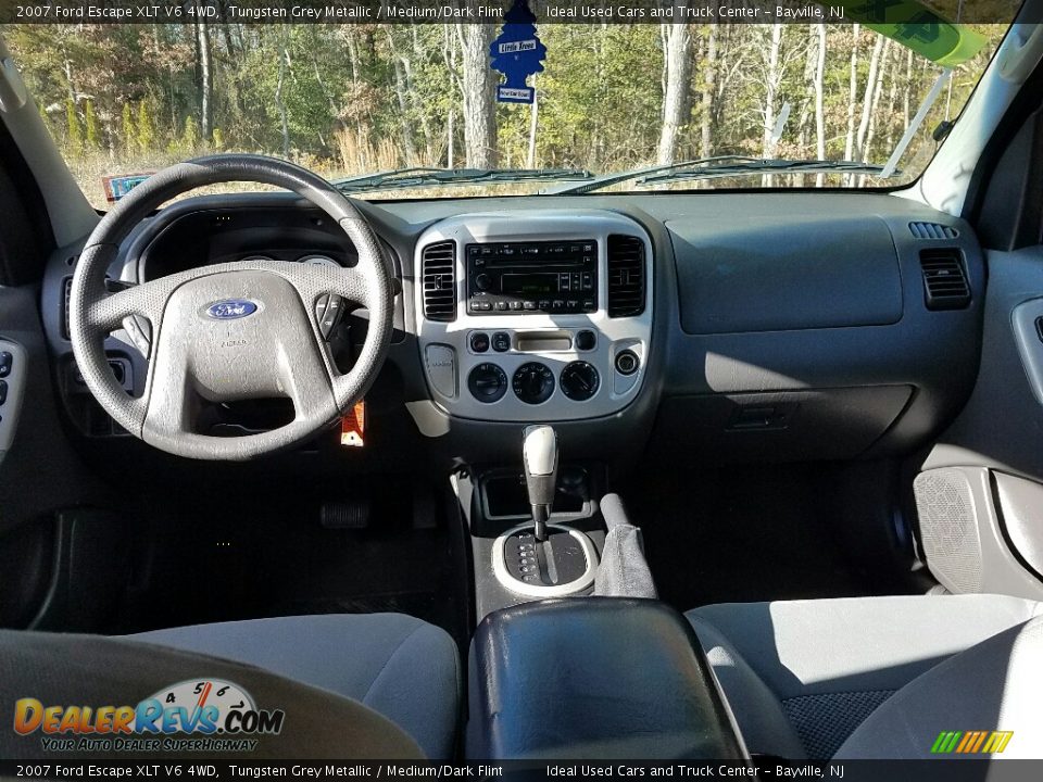 2007 Ford Escape XLT V6 4WD Tungsten Grey Metallic / Medium/Dark Flint Photo #19