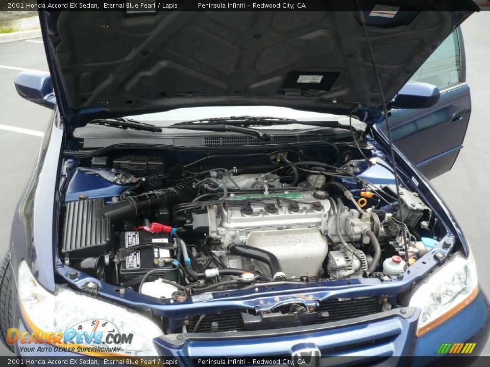 2001 Honda Accord EX Sedan Eternal Blue Pearl / Lapis Photo #12