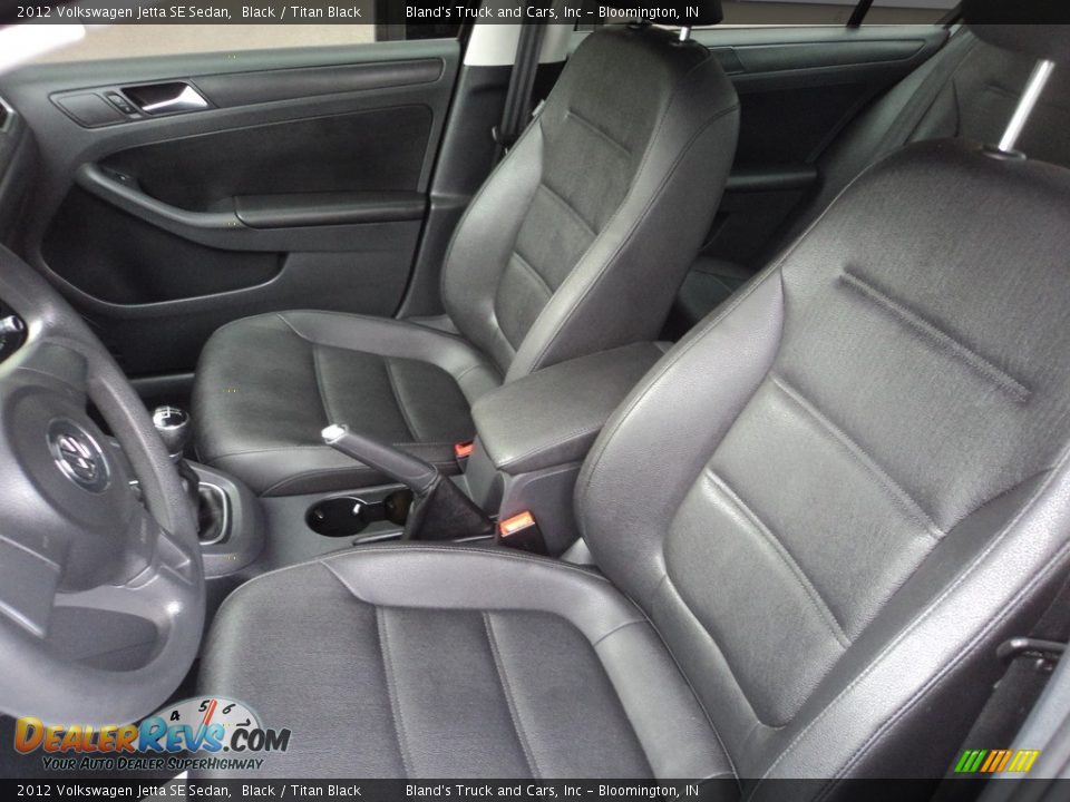2012 Volkswagen Jetta SE Sedan Black / Titan Black Photo #7